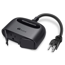 Load image into Gallery viewer, Kasa Outdoor Smart Plug, Smart Home Wi-Fi Outlet with 2 Sockets, IP64 Weather Resistance, Compatible with Alexa, Google Home &amp; IFTTT, No Hub Required, ETL Certified(EP40)

