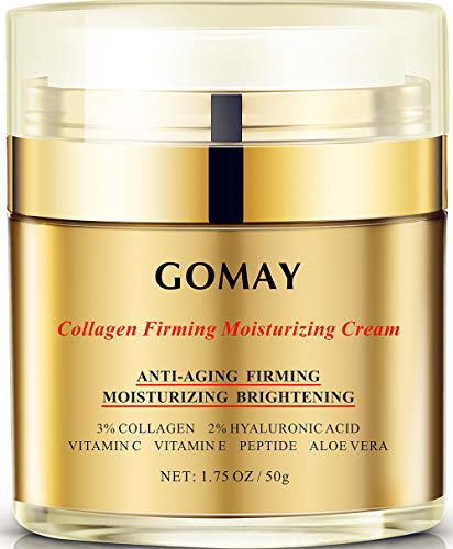 GOMAY Collagen Firming Moisturizing Cream, Vitamin E Cream for Anti-aging, Anti-oxidation, Moisturizing and Repairing