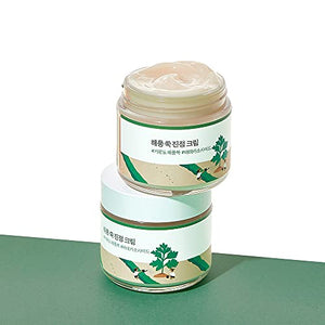 ROUND LAB Mugwort Calming Cream 80ml / Soothing, Moisturizing, Madecassoside, Calming Cream