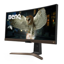 Load image into Gallery viewer, BenQ EW3880R 37.5” WQHD Ultrawide Curved Monitor | IPS | 2 x 3W speakers + 8W subwoofer | HDRi optimization | USB-C, HDMI, DP | 95% DCI-P3 | Remote Control | Eye-Care &amp; Height/Tilt Adjustable Stand
