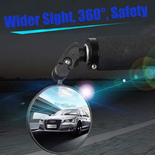 Load image into Gallery viewer, TKONG 2PCS Bike Mirrors, Safe Rearview Mirror Bicycle Cycling Rear View Mirrors Adjustable Rotatable Handlebar Mounted Convex Glass Mirror for Mountain Road Bike
