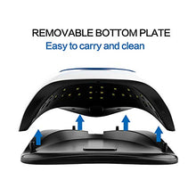 Load image into Gallery viewer, UV LED Nail Lamp 168W, Faster Nail Dryer for Gel Polish, 42 Lights UV lamp with 4 Timer Setting, Beetles Nail Polish Curing Gel LED Dryer,Professional Nail Art Tools with Automatic Sensor Nail Machine
