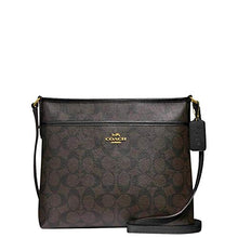 Load image into Gallery viewer, Coach FILE CROSSBODY IN SIGNATURE CANVAS, Im/Brown/Black, One Size
