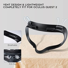 Load image into Gallery viewer, DESTEK Oculus/Meta Quest 2 Facial Interface Bracket &amp; Face Cover, Sweatproof Anti-Light Leakage Face Pad, Breathable Face Bracket, 6in1 Oculus Quest 2 Accessory Set
