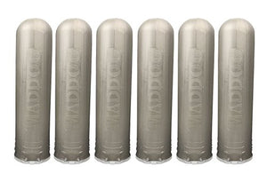 Maddog 150 Round Bones Paintball Pod - Smoke - 6 Pack
