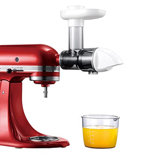 Masticating Juicer Attachment for KitchenAid All Models Stand Mixers, Masticating Juicer, Slow Juicer Attachment for KitchenAid All Models Stand Mixers, Classic White