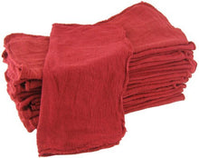 Load image into Gallery viewer, Shop Towels Red-Commercial/Industrial B Grade MHF brand - 1000 piece box - NEW 100% Cotton

