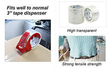 Load image into Gallery viewer, 12 Rolls Clear Packing Tape Rolls with Free Dispenser, Heavy Duty Refill Tape for Shipping Moving and Packaging, 2.4Mil 1.88 Inch x 60 Yard, BOMEI PACK
