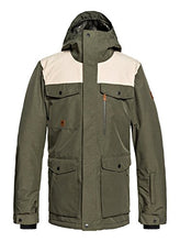 Load image into Gallery viewer, Quiksilver Men&#39;s RAFT 10K Snow Jacket, Grape Leaf, XS
