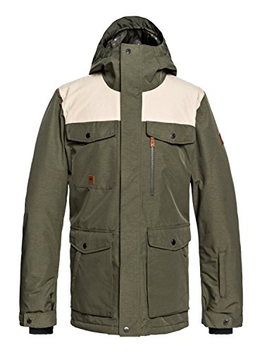 Quiksilver Men's RAFT 10K Snow Jacket, Grape Leaf, XS