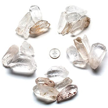 Load image into Gallery viewer, KALIFANO Quartz Points Bundle (500+ Carats) - Bulk High Energy Raw Lemurian Reiki Cuarzo Crystal Used for Clarity and Purpose - Information Card Included (Family Owned &amp; Operated)
