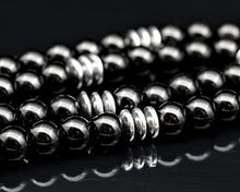 Load image into Gallery viewer, ElisaJewelryArt - Natural Tiger Eye Big Pointed Sword Pendant Black Onyx Stone Beaded Necklace Genuine Gemstone Emotion Stone Clasp Closure Necklace Unisex Necklace (22, Tiger Eye)
