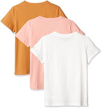 Load image into Gallery viewer, Kid Nation Kids Unisex 3 Packs 100% Cotton Tagless Short Sleeve Crewneck T Shirts M Yellow + Green + Gray Heather
