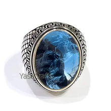 Load image into Gallery viewer, Natural Pietersite Jasper Gemstone Mens Ring, 925 Silver Ring, Designer Ring, Women's Ring, Pietersite Men Ring, Husband Gift Ring, Valentine Gift Jewelry, Unisex Jewelry, Pietersite Gemstone,
