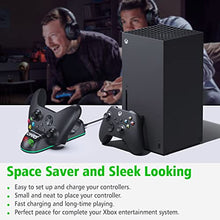 Load image into Gallery viewer, OIVO XSX Controller Charger Station with 2 Packs 1300mAh Rechargeable Battery Packs for Xbox Series X/S/One/Elite/Core Controller, Xbox Charging Dock, Charge Kit, Charger Station for Xbox Controller
