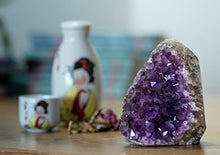 Load image into Gallery viewer, EMPORION Natural Amethyst (1 lb to 1.5 lb) Crystal Clusters Stone from Uruguay Raw Geode Quartz - Deep Purple Color
