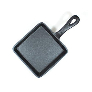 Old Mountain Cast Iron Pre Seasoned 5.75 Inch Square Skillet, Set of 6