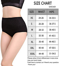 Load image into Gallery viewer, YOULEHE Women's Cotton Underwear Briefs High Waist Full Coverage Soft Breathable Panties (8 Pack -H001, Large)
