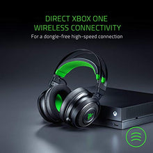 Load image into Gallery viewer, Razer Nari Ultimate for Xbox One Wireless 7.1 Surround Sound Gaming Headset: HyperSense Haptic Feedback - Auto-Adjust Headband - Retractable Mic – For Xbox One, Xbox Series X &amp; S - Black/Green
