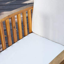 Load image into Gallery viewer, Christopher Knight Home Carolina Outdoor Acacia Sofa Set, 4-Pcs Set, Brown Patina + Cream Cushion
