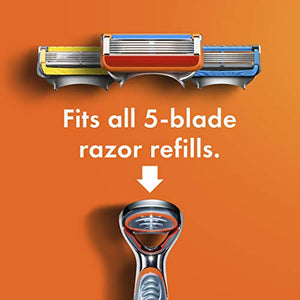 Gillette Fusion5 Power Mens Razor Blade Refills, 8 Count, Lubrastrip for a More Comfortable Shave
