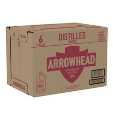 Load image into Gallery viewer, ARROWHEAD Brand Distilled Water, 1-gallon plastic jugs (Two Packs of 6)
