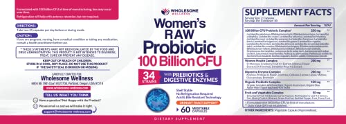 Load image into Gallery viewer, Dr. Formulated Raw Probiotics for Women 100 Billion CFUs with Prebiotics, Digestive Enzymes, Approved Women's Probiotic for Adults, Shelf Stable Probiotic Supplement Capsules