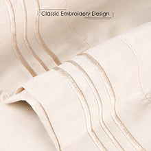 Load image into Gallery viewer, FAPO Queen Bed Sheets Set, 6 Piece Super Brushed Microfiber 1800 Bedding Sheets &amp; Pillowcases-Wrinkle &amp; Fade &amp; Hypoallergenic Resistant Bed Sets-Easy Fit and Breathable &amp; Cooling Sheets (Beige) …
