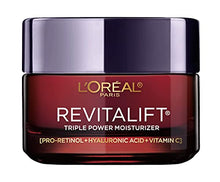 Load image into Gallery viewer, L’Oreal Paris Skincare Revitalift Triple Power Anti-Aging Face Moisturizer with Pro Retinol, Hyaluronic Acid &amp; Vitamin C to reduce wrinkles, firm and brighten skin, 1.7 Oz
