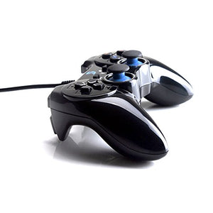 ZD-V+ USB Wired Gaming Controller Gamepad for PC/Laptop Computer(Windows XP/7/8/10) & PS3 & Android & Steam - [Black]
