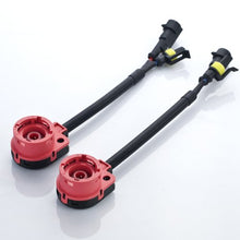 Load image into Gallery viewer, 2x D2S D2R HID Bulbs Plug And Play Heat Resistant Wiring Harness Extension Socket AMP Connector Adapter Kit For Upgrading Head Light Or Fog Lamp
