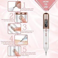 Load image into Gallery viewer, Skin Tag Remover, Skin Tag Removal Kit Tools with Home Usage USB Charging/30 Replaceable Device to Remove Skin Tags
