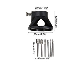 Load image into Gallery viewer, 6pc HSS Routing Router Bits Burr with Drill Carving Rotary Locator Set Suit Dremel &amp; Rotary Too

