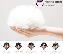 Load image into Gallery viewer, Lannomo All-Season – Luxury Egyptian Cotton King 106x90 Size Down Alternative Quilted Comforter Set (1 Comforter + 2 Pillow Cover Sham), 500 GSM Microfiber Fill - Machine Washable, Black Solid
