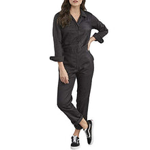 Load image into Gallery viewer, Dickies Women's Long Sleeve Cotton Twill Coverall, Black, Small
