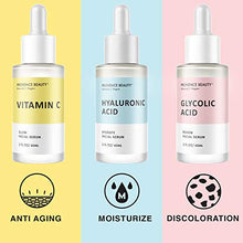 Load image into Gallery viewer, Vitamin C Serum for Face - Brightening Facial and Anti Aging Treatment for a Youthful and Glowy Complexion - Hyaluronic Acid, Green Tea, Vitamin C and E -2 Fl Oz
