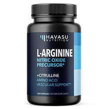 Load image into Gallery viewer, L Arginine Capsules Ultimate Supplement for Performance &amp; Endurance with Added Vascular Support from Nitric Oxide (NO)
