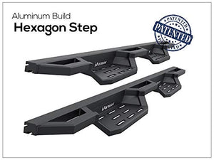APS Drop Steps Running Boards Rock Slider Compatible with Jeep Gladiator 2020-2022 Crew Cab