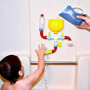 STEAM Life Kids Baby Bath Toys for Toddlers 3-4 Years Bathtub Toy Pipes with Foam Bath Letters and Foam Bath Numbers Suction Cup Toys Shower Toddler Bath Holiday Toys Gifts for Babies Girls Boys