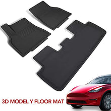 Load image into Gallery viewer, Basenor Tesla Model Y Mud Flaps and Tesla Model Y Floor Mats

