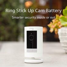 Load image into Gallery viewer, Ring Stick Up Cam Battery HD security camera with two-way talk, Works with Alexa - White

