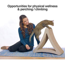 Load image into Gallery viewer, PetFusion 3-Sided Vertical Cat Scratching Post (Standard Size, Warm Gray). [Multiple Scratching Angles to Match Your Cat&#39;s Preference]
