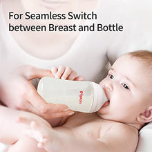 Load image into Gallery viewer, Pigeon PP Nursing Bottle Wide Neck, Streamlined Body, Natural Feel, Easy to Clean, 5.4 Oz(Pack of 4), Includes 4pcs SS Nipples (0m+)
