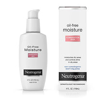 Load image into Gallery viewer, Neutrogena Oil Free Moisture Glycerin Face Moisturizer &amp; Neck Cream for Combination Skin, Lightweight, Oil Absorbing Facial Moisturizer Lotion for a Soft Natural Matte, 4 fl. oz
