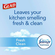Load image into Gallery viewer, Glad ForceFlex Tall Kitchen Drawstring Trash Bags – 13 Gallon Trash Bag, Fresh Clean scent with Febreze Freshness – 110 Count (Package May Vary)
