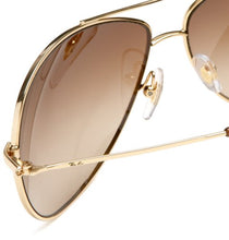Load image into Gallery viewer, Ray-Ban RB3293 Metal Aviator Sunglasses, Gold/Brown Gradient, 63 mm
