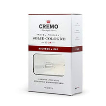 Load image into Gallery viewer, Cremo Bourbon &amp; Oak Travel Friendly Solid Cologne, A Sophisticated Blend of Distiller’s Spice, Fine Bourbon and White Oak.45 Oz
