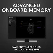 Load image into Gallery viewer, Logitech G502 HERO High Performance Wired Gaming Mouse, HERO 25K Sensor, 25,600 DPI, RGB, Adjustable Weights, 11 Programmable Buttons, On-Board Memory, PC / Mac
