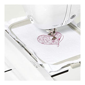 Brother PE800 Embroidery Machine with 1100 Yards Trilobal Polyester Embroidery Machine Thread and Sewing Clips with Tin Box Bundle (3 Items)