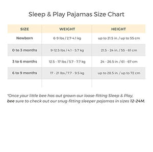 Burt's Bees Baby - Unisex Sleep & Play, Organic Pajamas, NB - 9M One-Piece Zip Up Footed PJ Jumpsuit